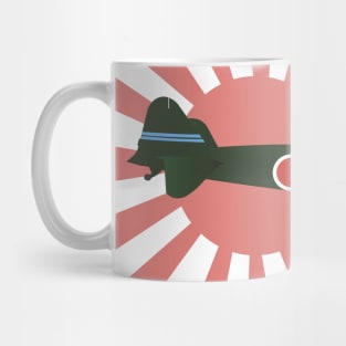 Japanese WWII Zero Fighter Plane Mug